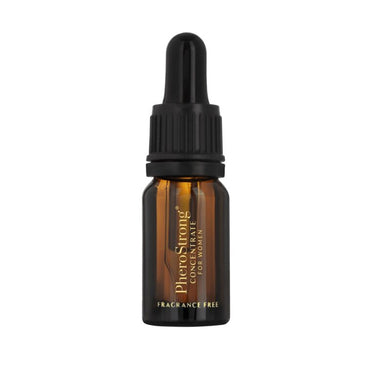 Close-up of PheroStrong Fragrance Free Concentrate for Women 7.5ml, showcasing its simplicity and effectiveness as a premium pheromone concentrate for women.